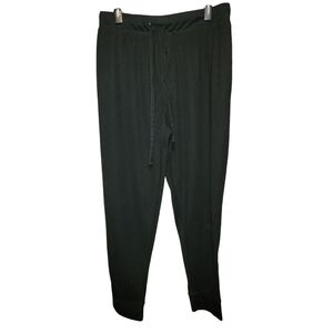 Fruit of the loom size large black pajama/lounge pants drawstring polyester